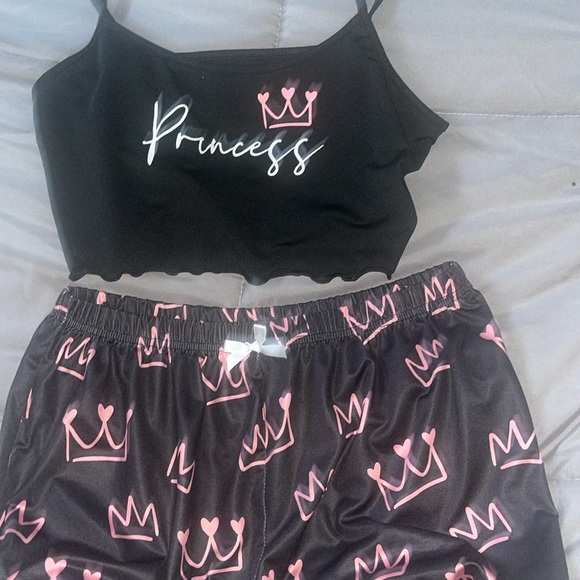 PRINCESS TWO PIECE PAJAMA SET - Picture 1 of 1